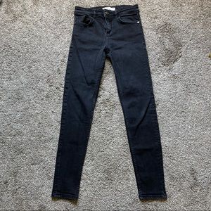 Zara Basic Z1975 Denim skinny high rise jeans size 04 woman’s black denim SKUPB1